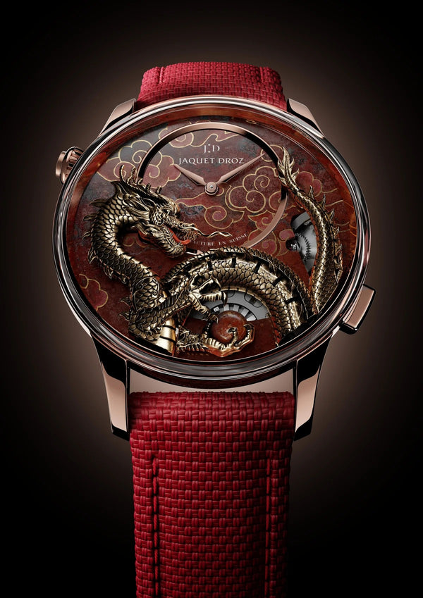 Imperial Dragon Automaton Watch – Red Gold Cuprite Dial
