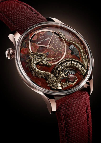 Imperial Dragon Automaton Watch – Red Gold Cuprite Dial