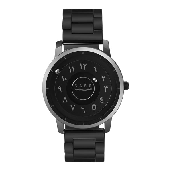 SABR Black Arabic Numeral Watch Men
