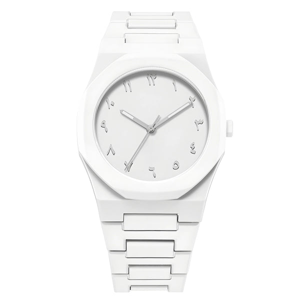 White Arabic Dial Watch for Men DSL