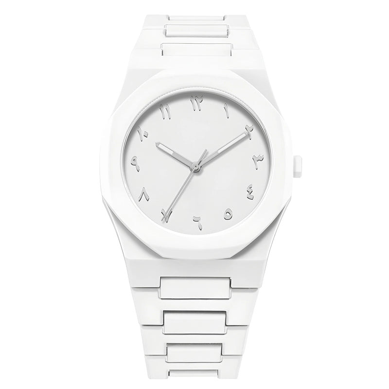 White Arabic Dial Watch for Men DSL