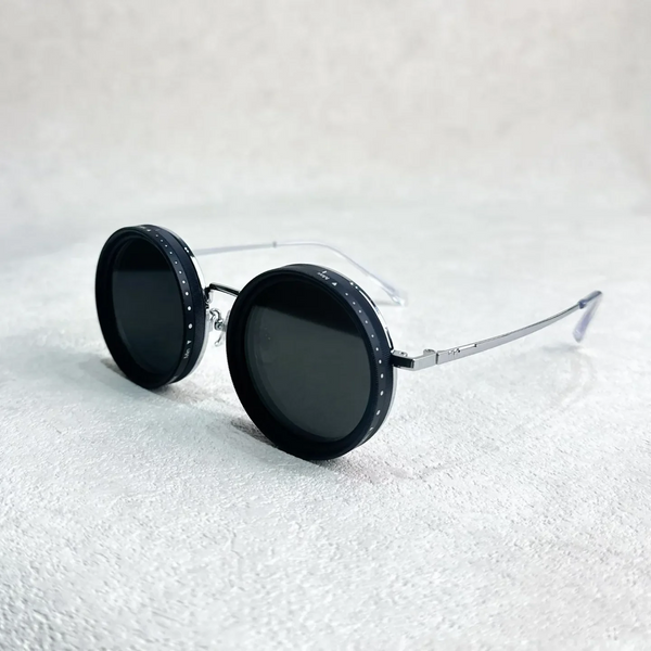 Adjustable Tint Polarized Round Sunglasses
