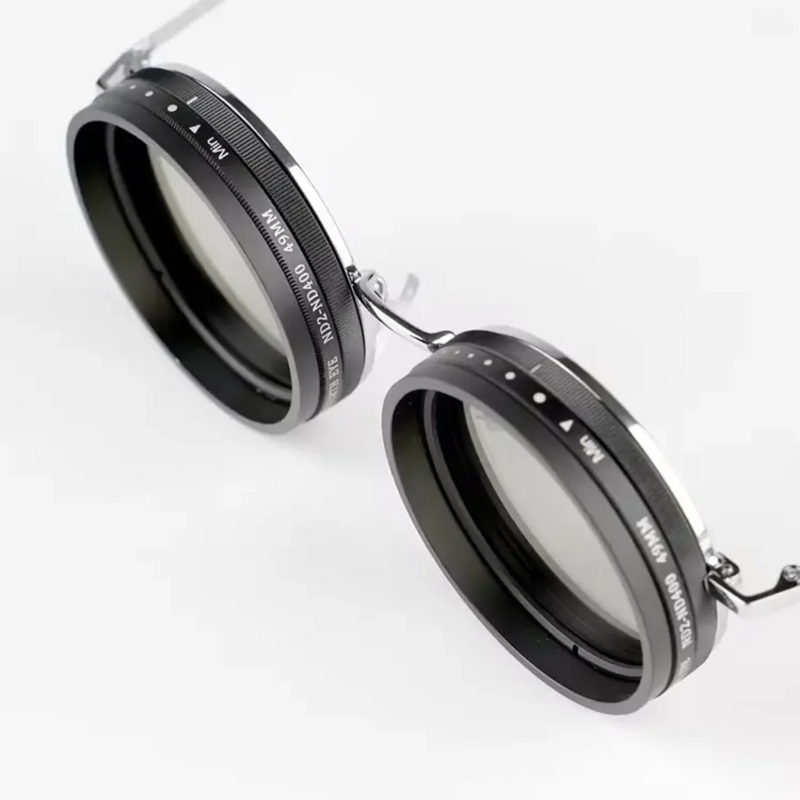 Adjustable Tint Polarized Round Sunglasses
