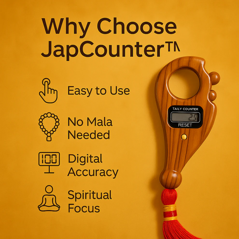 JapCounter™ - Digital Jaap Mala for Meditation & Chanting